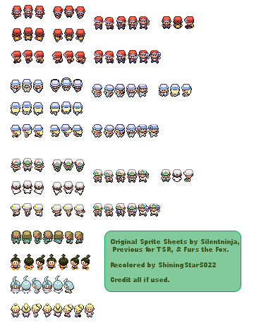 Ash Alola Sample Sprites by PKMNTrainerRick on DeviantArt