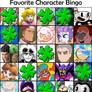 HotPinkNightmare's Favourite Character Bingo compl