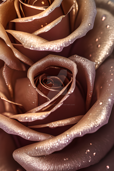 Pink Metallic Rose by WakeMeUpInMadrid on DeviantArt