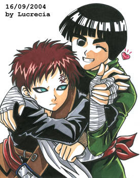 Say Cheeeeese -Gaara and Lee-