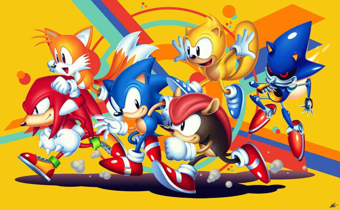 Sonic mania coloring book for kids, children, toddlers, preschoolers to l. 