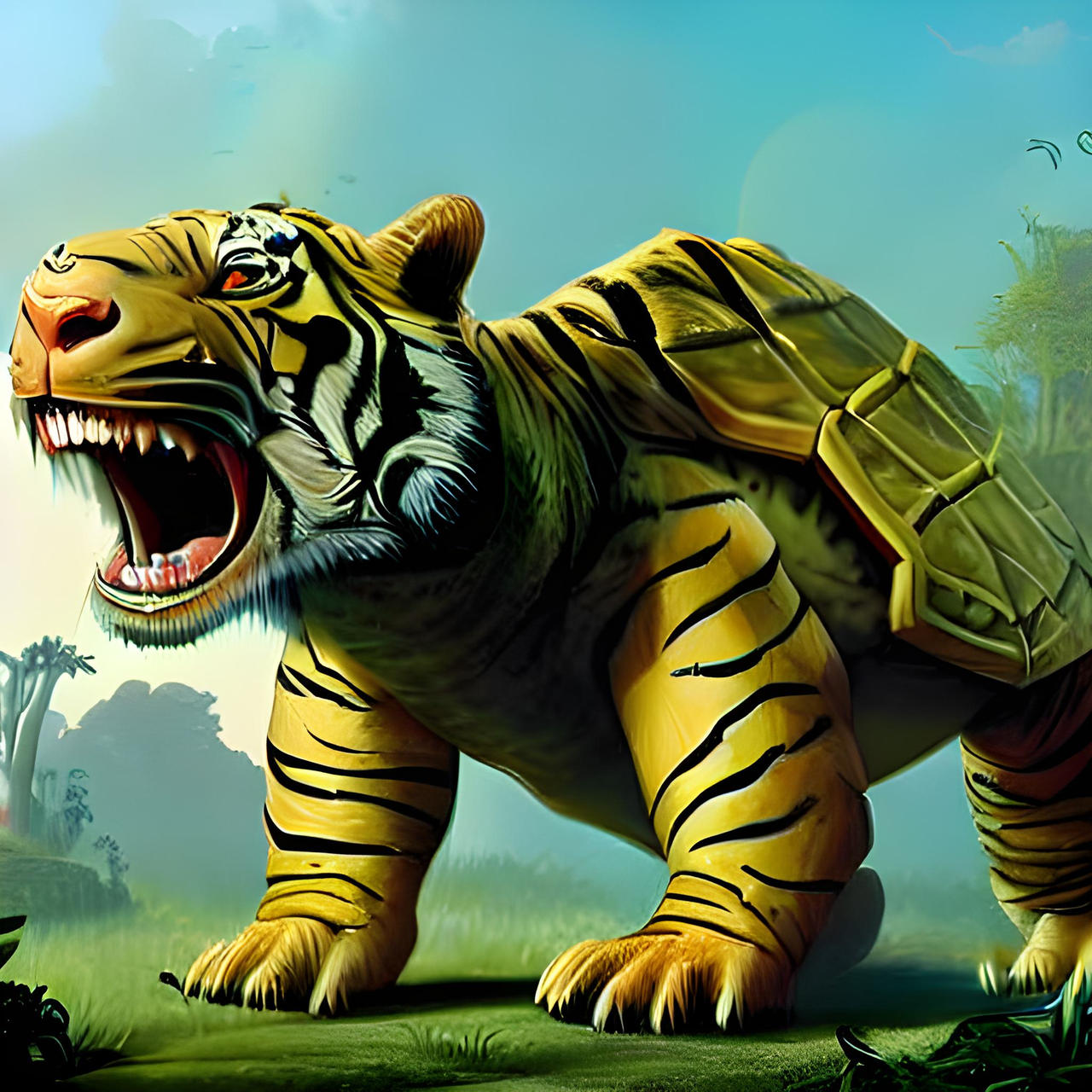Tiger Turtle by Sin9ty on DeviantArt