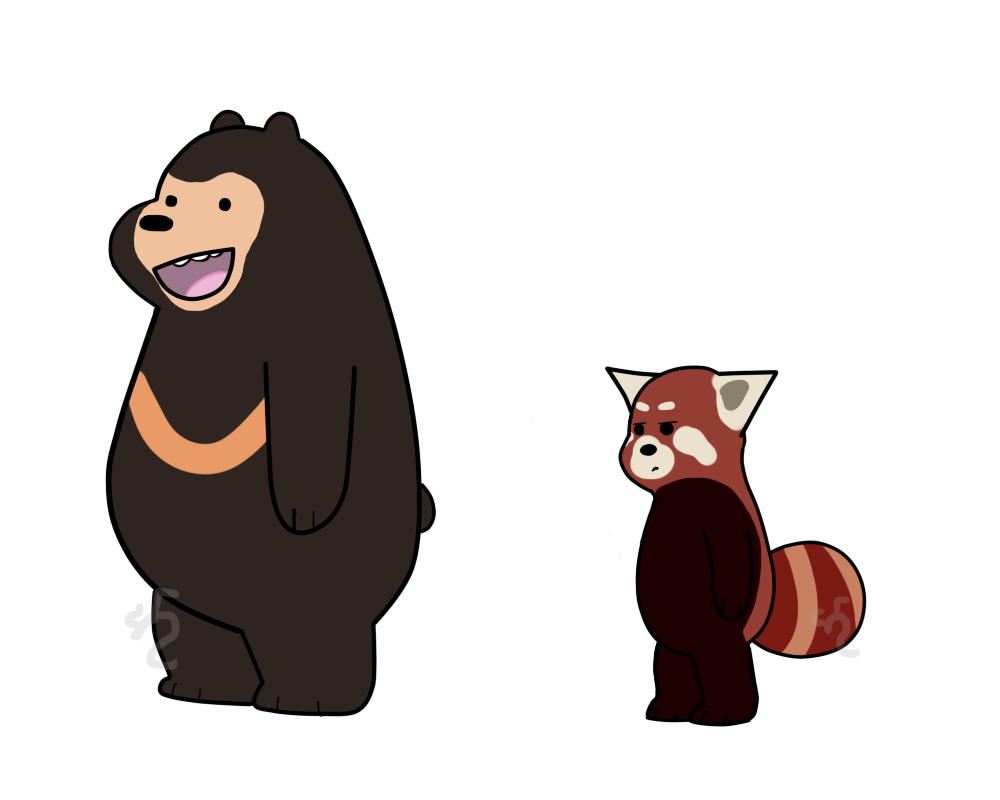 We Bare Bears- Sun and Red