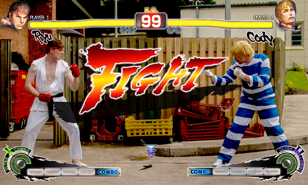 Ryu vs. Cody... FIGHT!