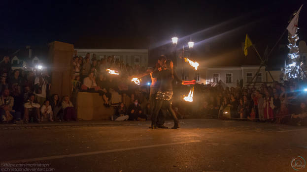 Medieval Festival, Eggenburg 2015 - Fireshow