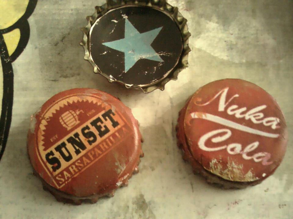 Caps Design Fallout Fallout - Bottle caps by OnDarkendWings on DeviantArt
