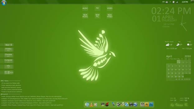 Dove of Freedom Desktop