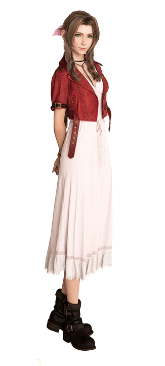 Aerith Render by tinystrawberry on DeviantArt