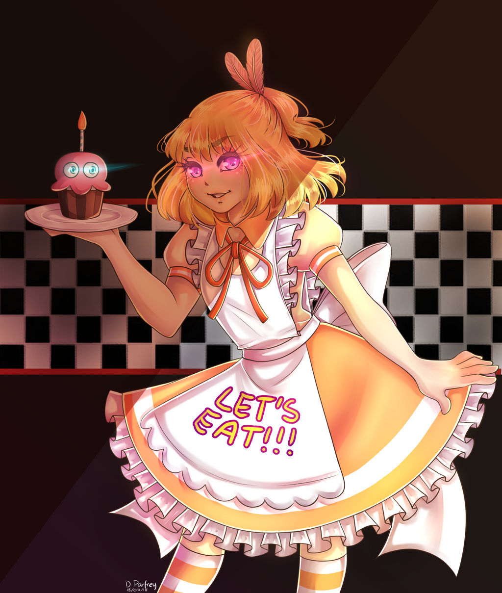 Human Anime Chica (FNAF 1) by starbunny196 on DeviantArt