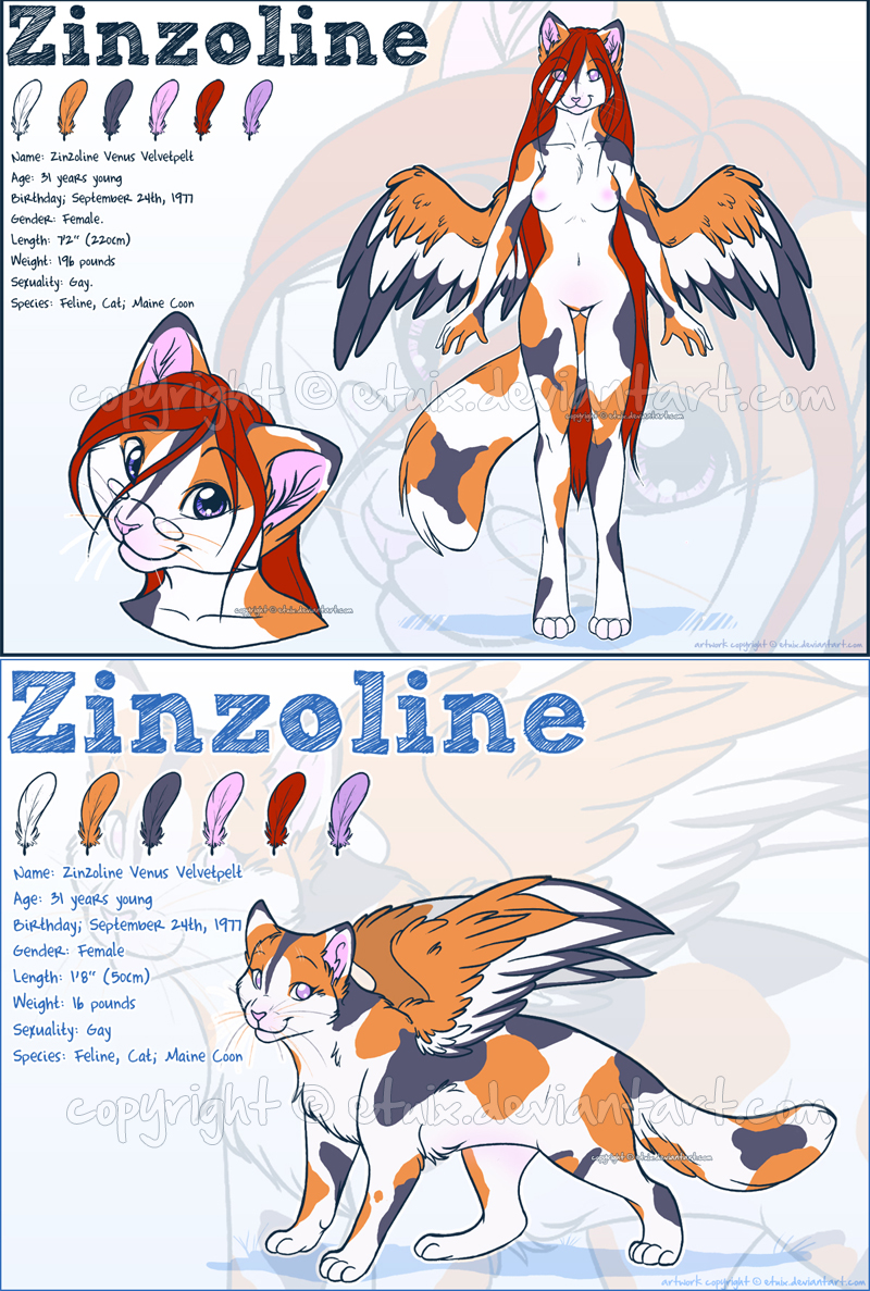 Commission: Zinzoline Refsheet