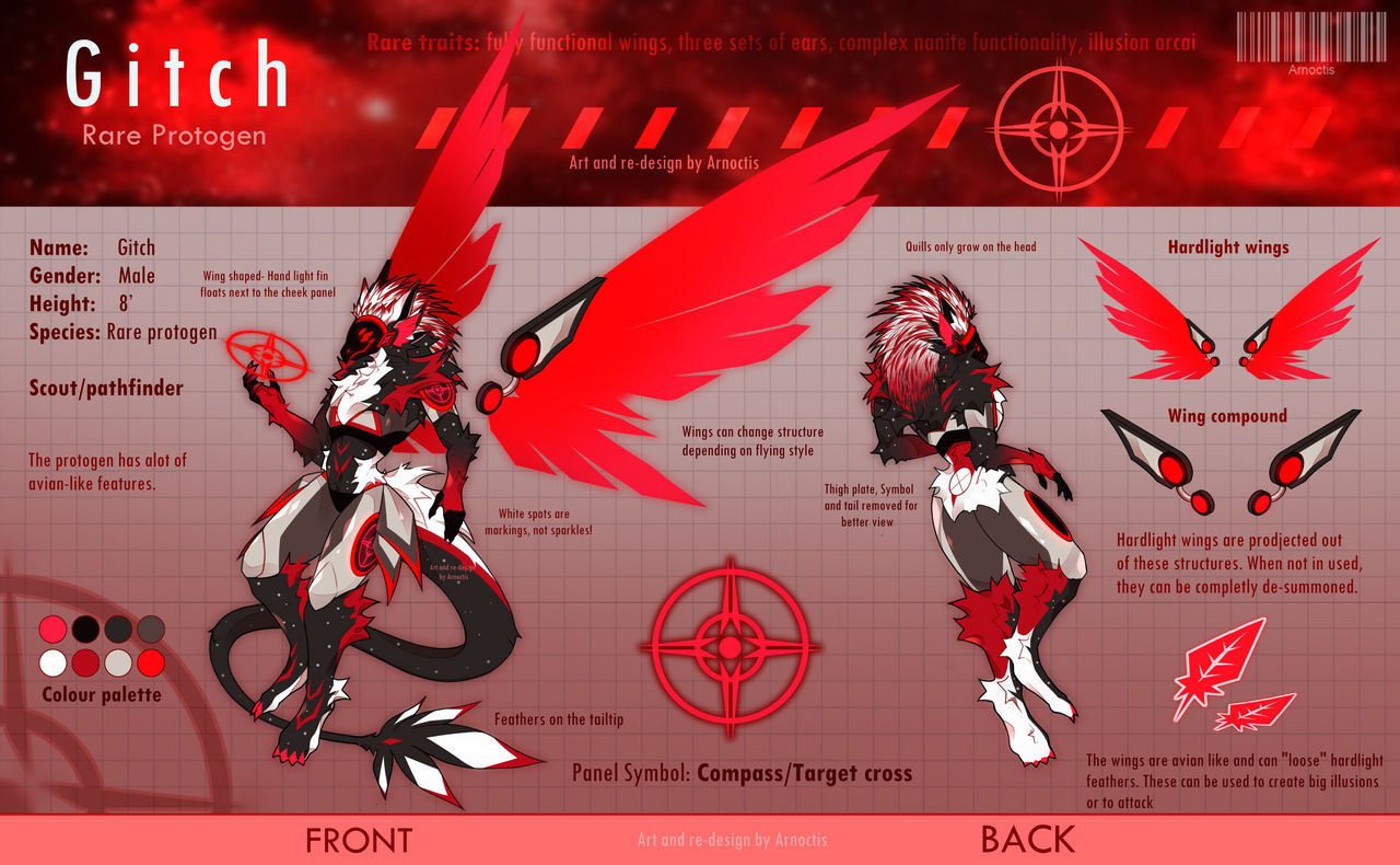 ref sheet rare protogen by Arnoctis on DeviantArt