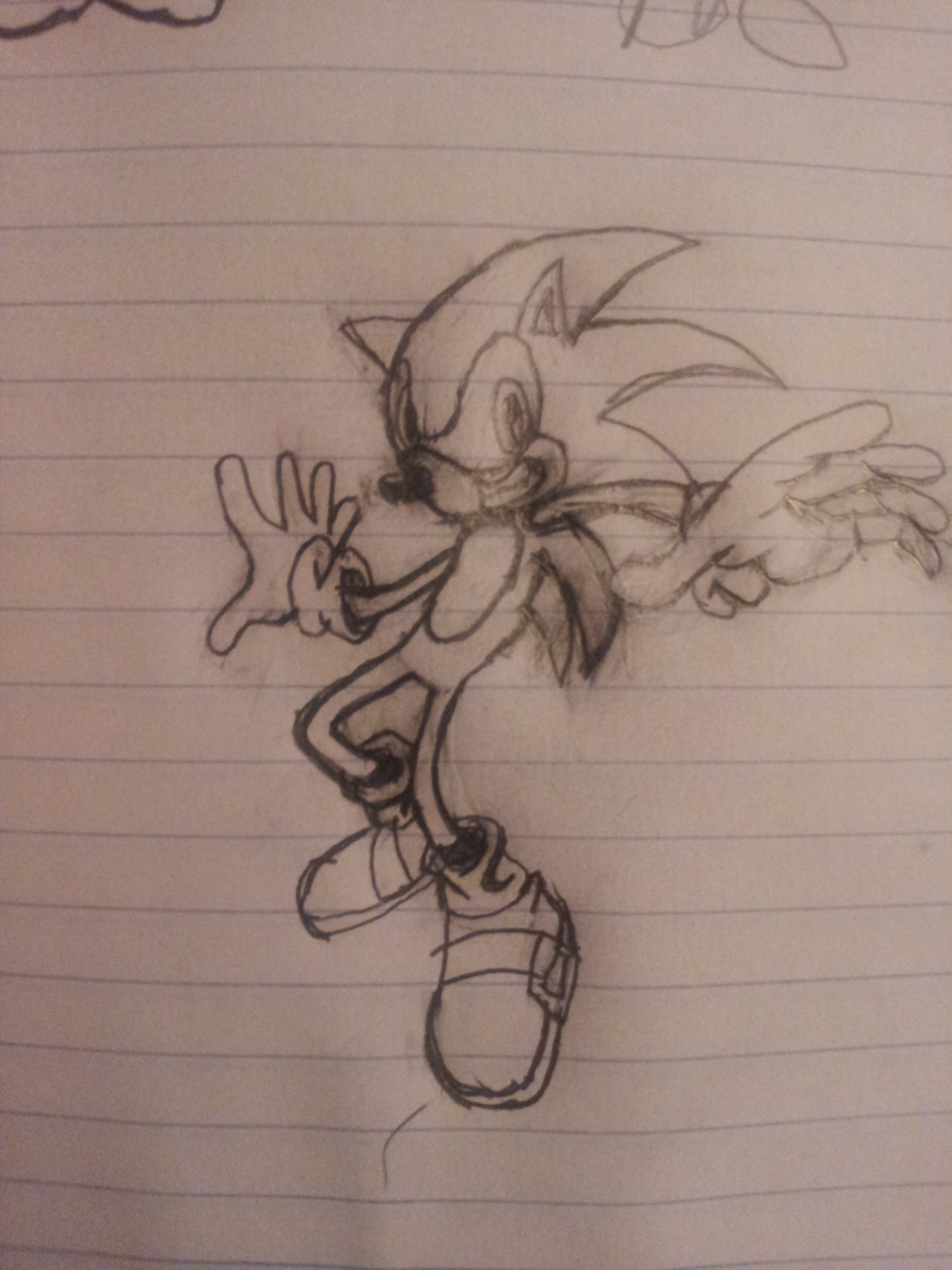 i drew sonic