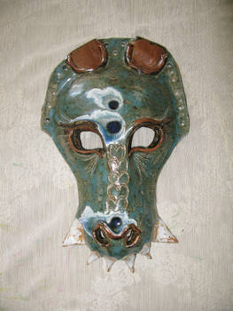 ceramic dragon mask