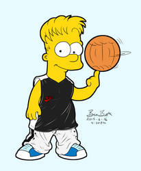 Bart 10 - Basketball - Nike gear, twirl ball