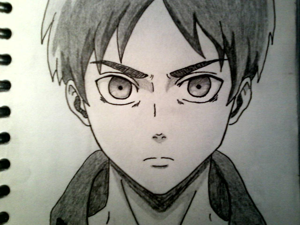 Eren Yeager Drawing Reupload by zsanix12345 on DeviantArt