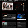 Musical Band Web Template (PSD Download)