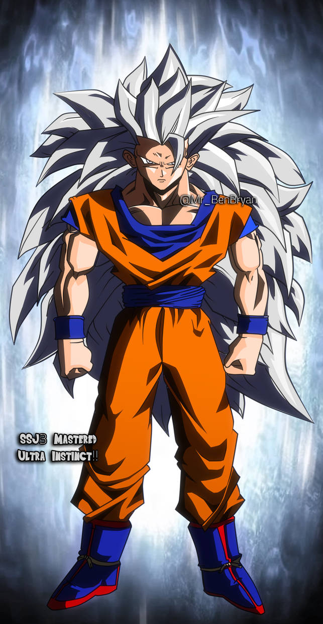 GOKU SUPER SAIYAN 3, Mastered Ultra Instinct by CodedHuman on DeviantArt