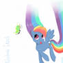 Rainbow Dash and Butterfly
