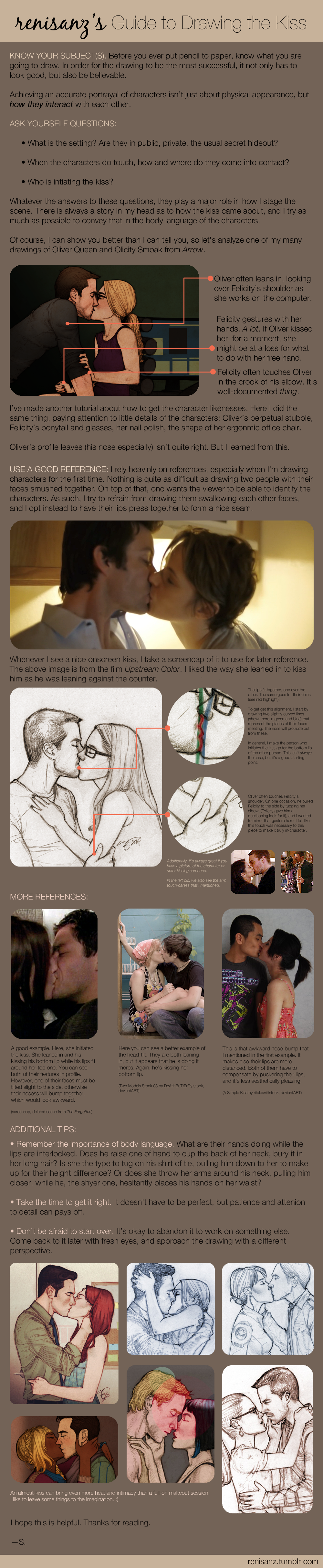 renisanz's Guide to Drawing the Kiss