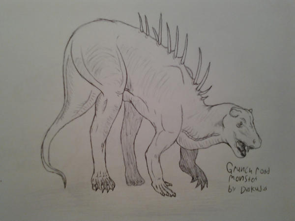 Grunch Rd Cryptid for documentry: Grunch road monster by Trendorman on DeviantArt