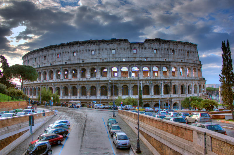 Rome Colosseum from outside