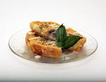 quiche - chicken and apricot with fresh basil by kincaellan