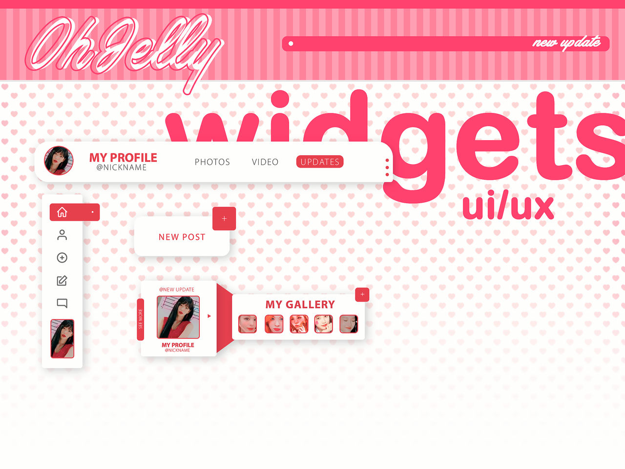 Widgets | ui ux psd | 02 by OhJellyJelly on DeviantArt