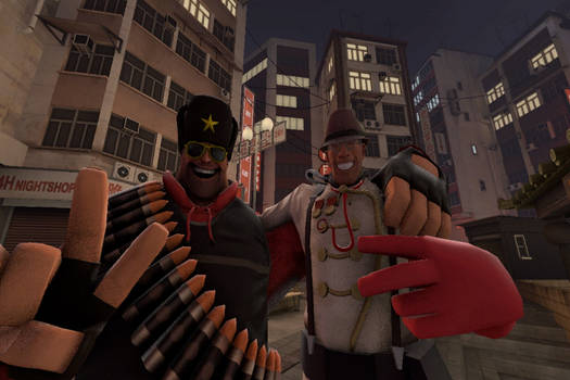 [SFM] Heavy and Medic's selfie