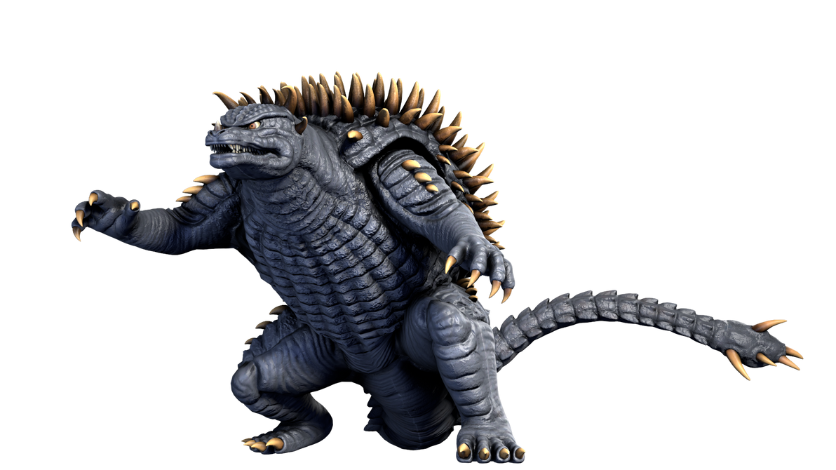 2004 Anguirus Transparent Render by EthomationsArt on DeviantArt