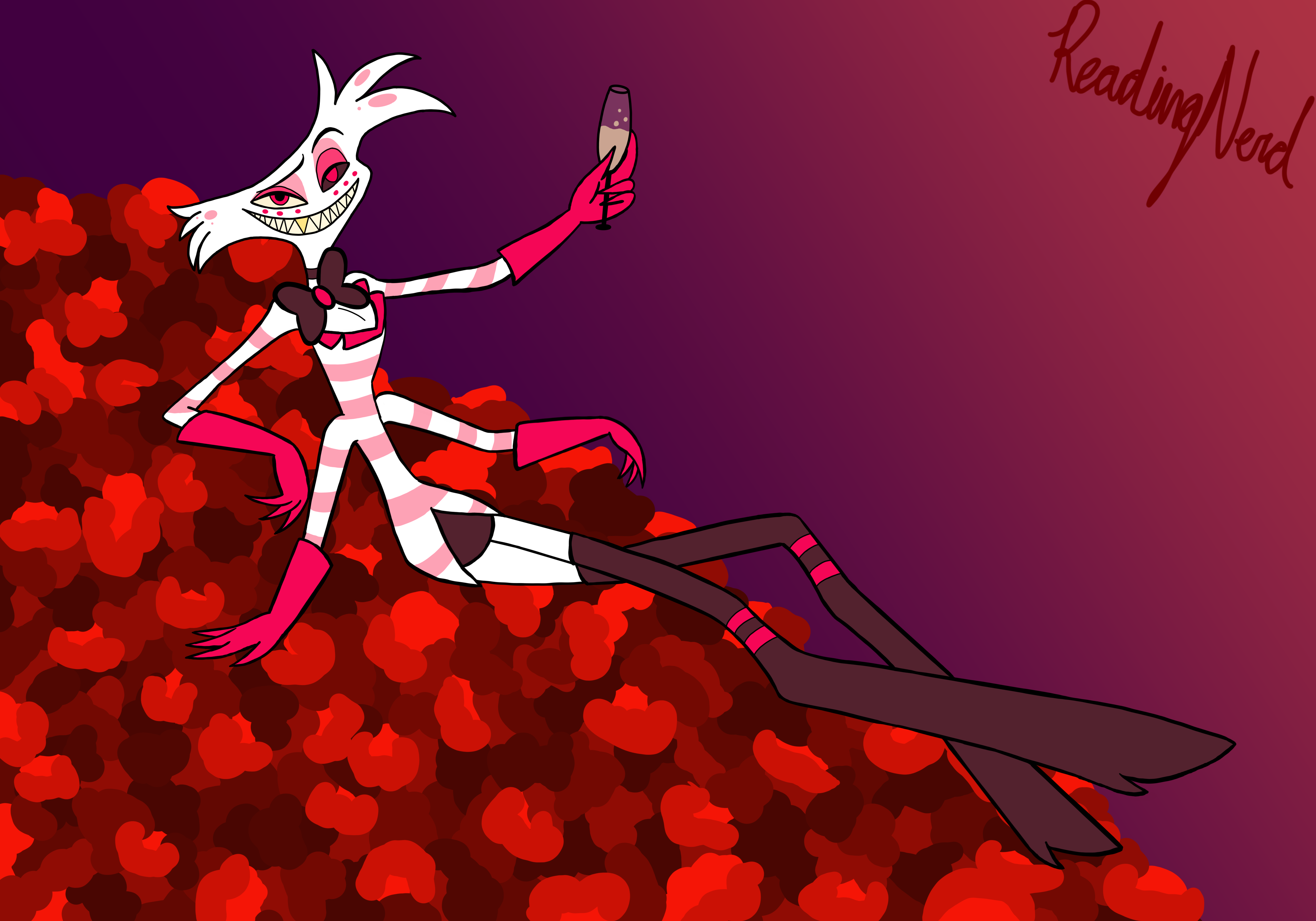 Angel Dust Riding Angel Dust by ReadingNerd0415 on DeviantArt