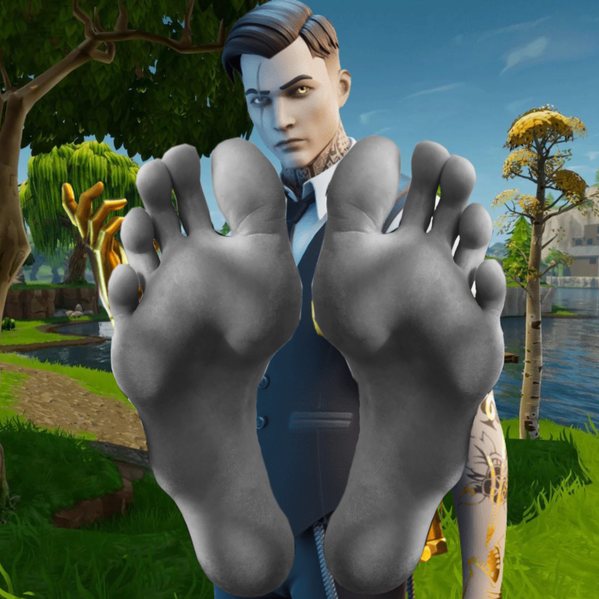 Midas Feet Fortnite by random1guy2 on DeviantArt