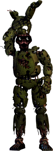 Springtrap removing his mask by KiwiGamer450 on DeviantArt