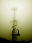 Foggy Morning at the Reservoir by CiRcUsSpiDeR