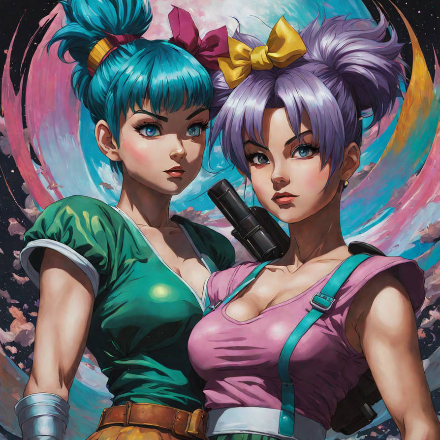 Bulma + Kefla by XoLoXsAiNt on DeviantArt