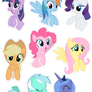 Pocket Pony Cutouts