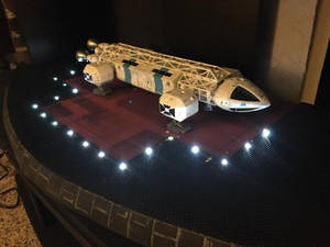 Space 1999 Eagle on landing pad