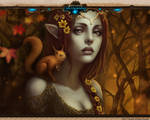 Racial Wars: Nature Elf:Autumn by telthona