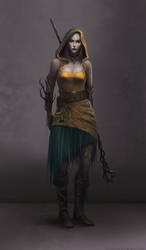 Forest Witch by telthona