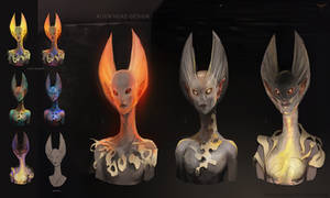 Alien Head Design