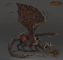 Total War: Warhammer Concept Art - Zombie Dragon