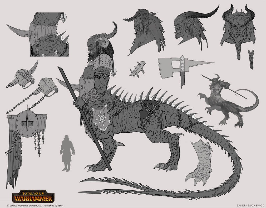Total War: Warhammer - Dragon Ogre Shaggoth by telthona