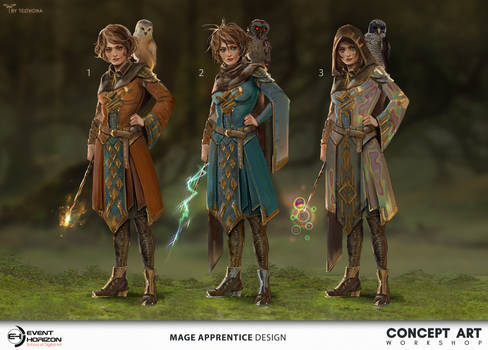 Mage Apprentice Concept Art