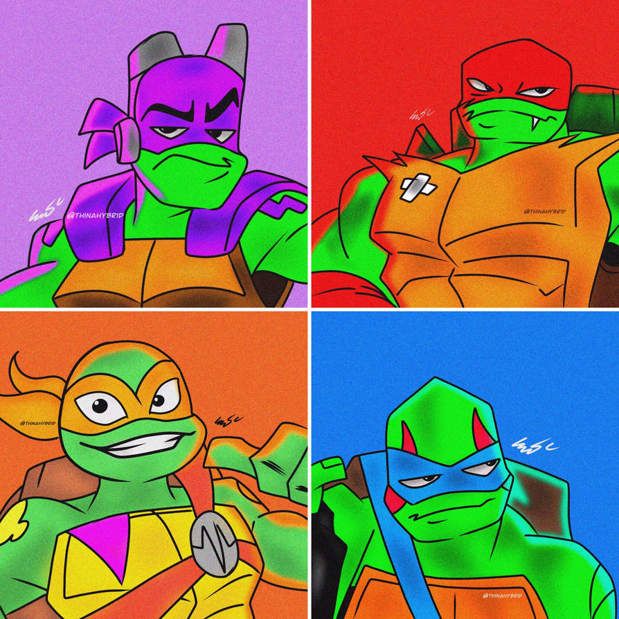 Tmnt Rise Style Rise Of The TMNT by thinahybrid on DeviantArt
