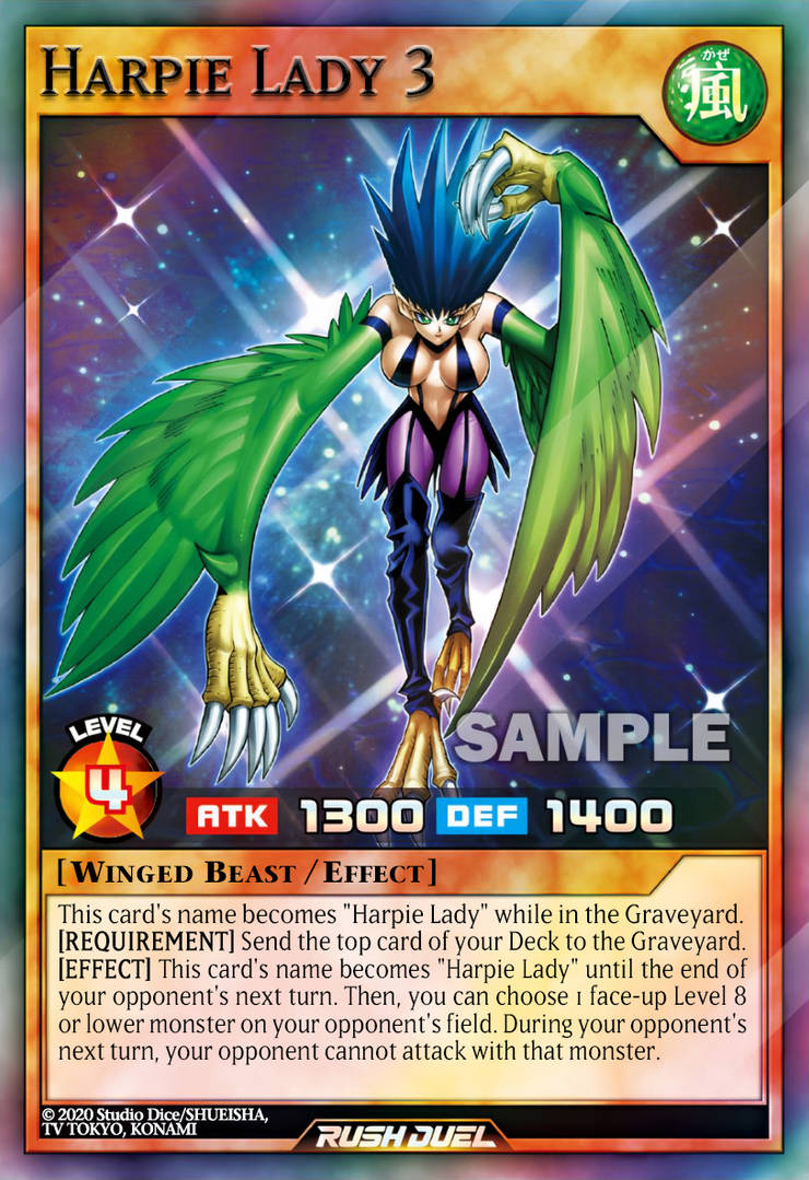 Harpie Lady 3 By Moonstar8792 On DeviantArt harpie-lady-3-by-moonstar8792-on-deviantart