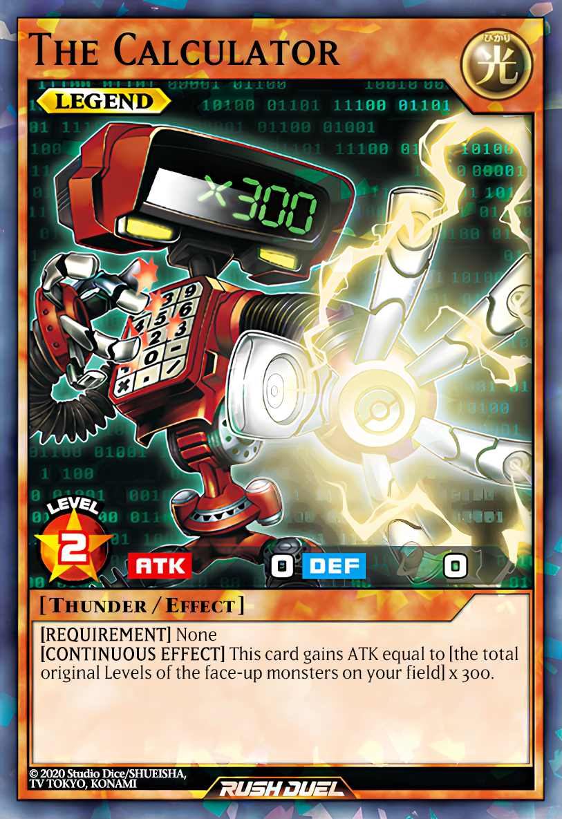 calculator yugioh card Yu-Gi-Oh! Official Duelist Konami they are more than 20 years old and were released by Konami when YuGiOh The Calculator by Moonstar8792 on