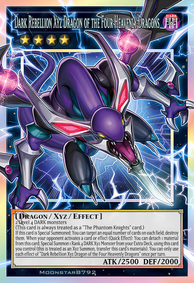 yugioh card dark rebellion xyz dragon Dark Rebellion Xyz Dragon (Shatterfoil)
