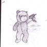 Naughty bear Oozy