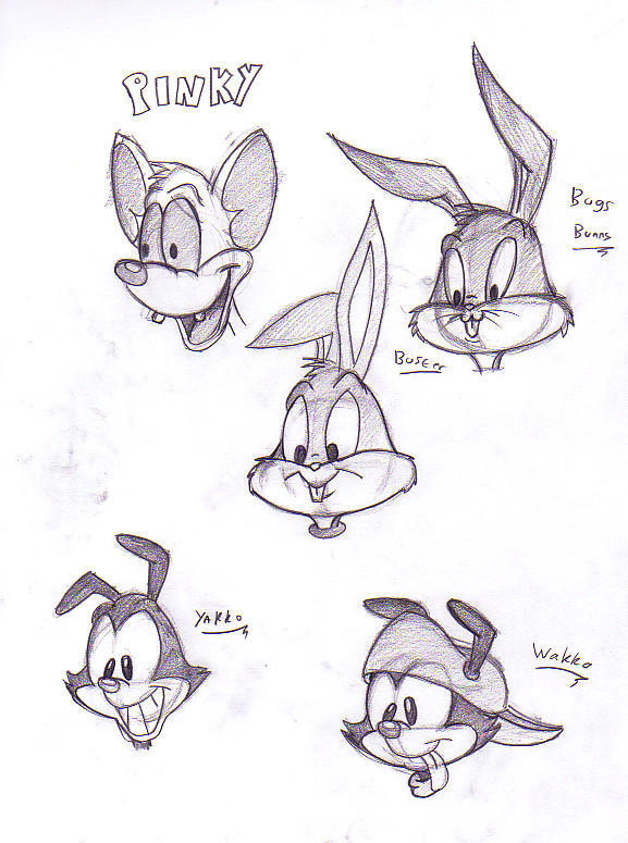 More toon sketches by TheIcedWolf on DeviantArt