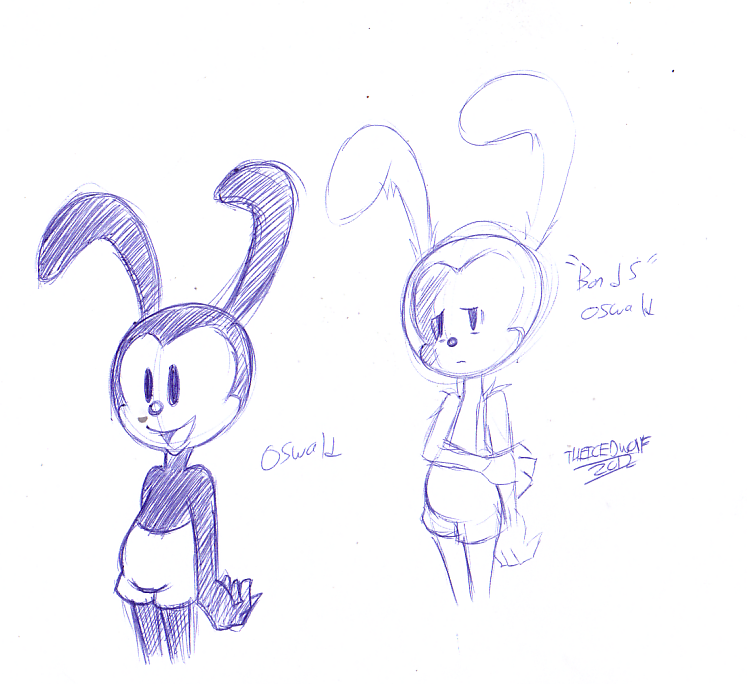 Oswald the rabbit, i hear he's a bit lucky