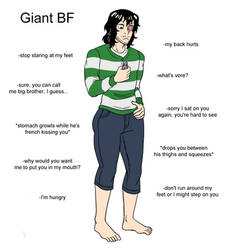 ideal giant boyfriend